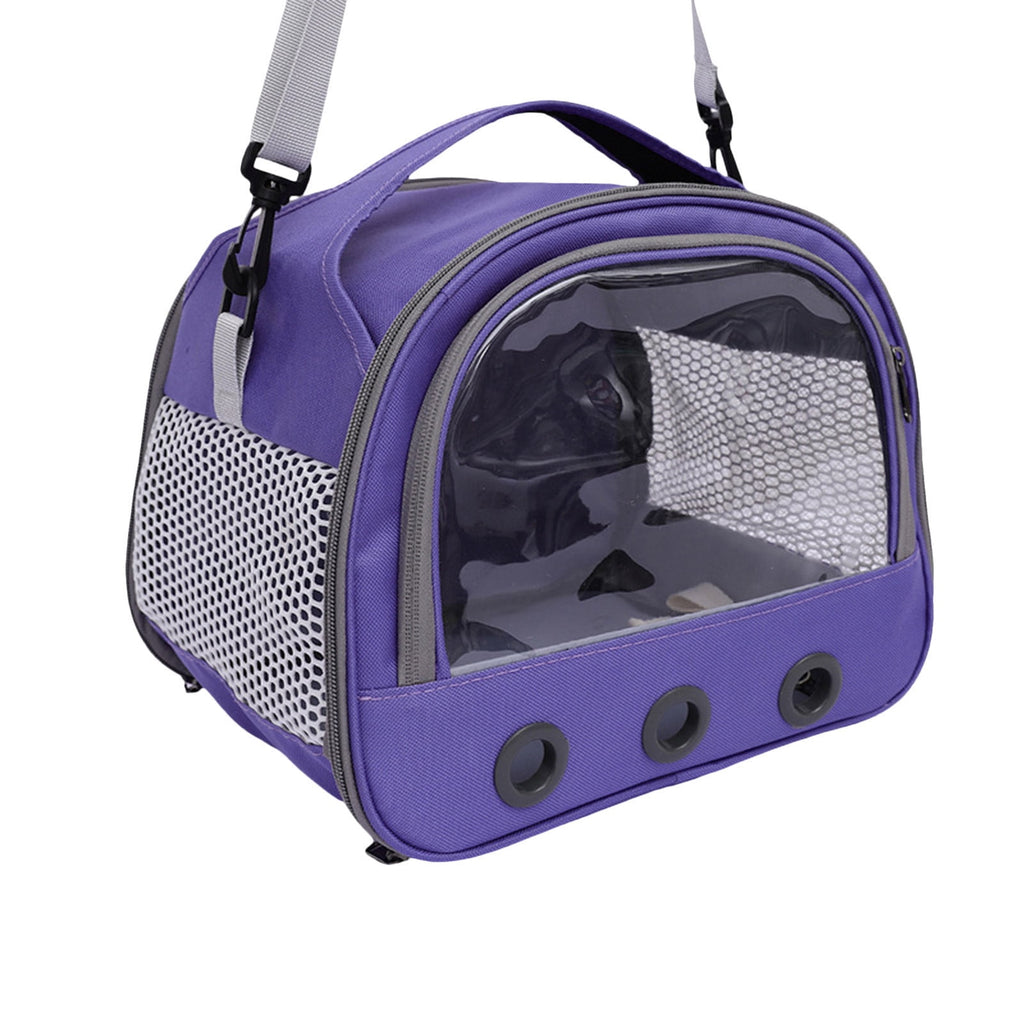 IGEED Bird Carrier Travel Cage,Pet Travel Carrier Backpack,Bird Travel Carrier,Portable Breathable Shoulder Bag Foldable Bird Excursion Bag for Small Parrots Hamsters