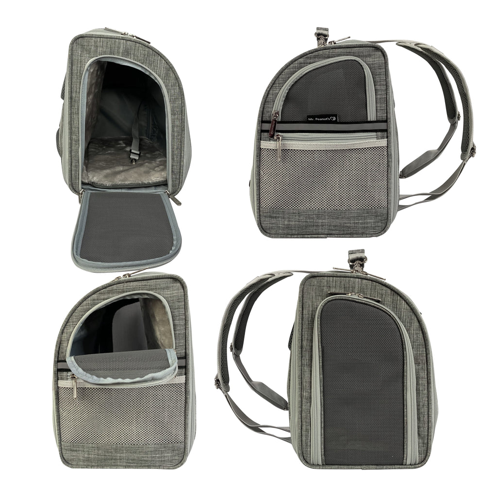 Mr. Peanut's Monterey Series Convertible Backpack Airline Approved Pet Carrier