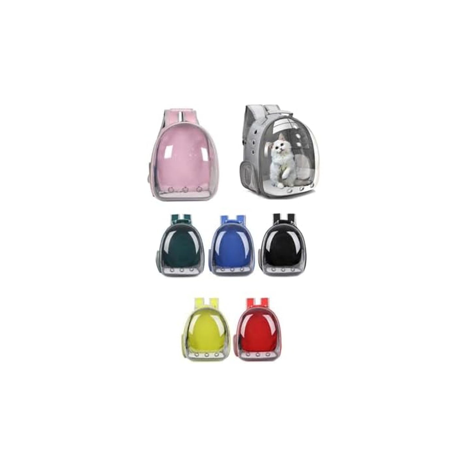 Backpack Pet Carriers,cat backpack carrier,Large Space Bubble Pet Backpack for Small Medium Dogs and Cats,Traveler Bubble Backpack Pet Carrier,Yellow