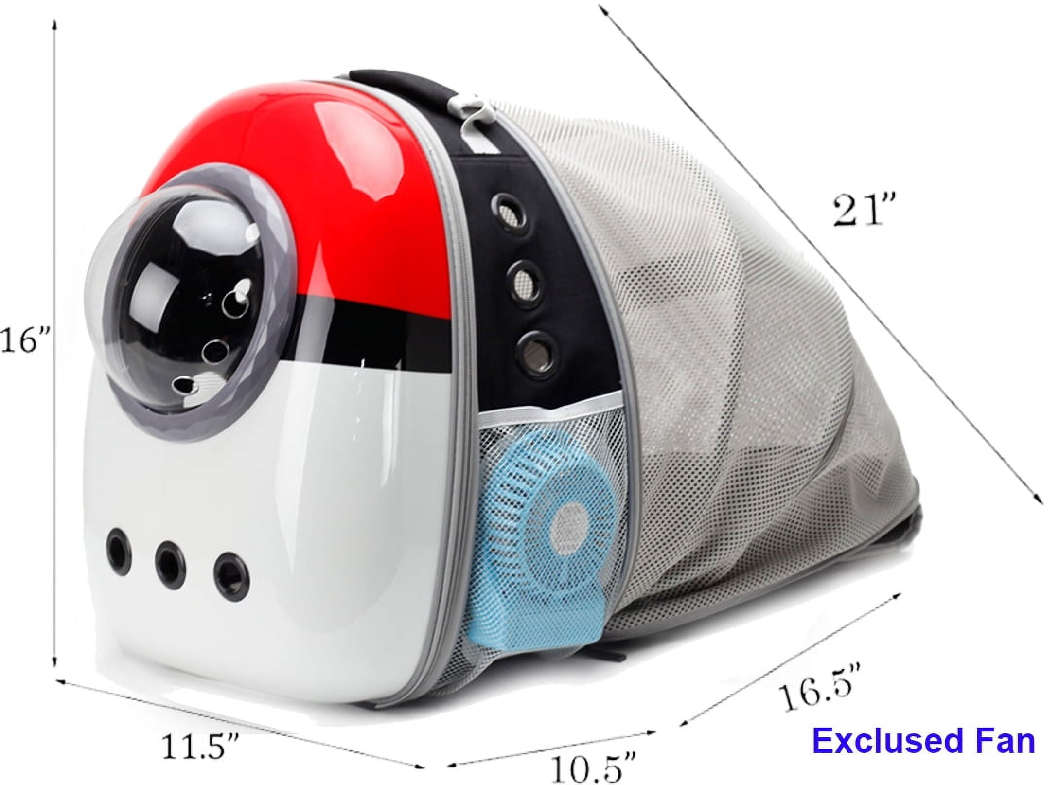 Back Extension Cat Backpack Carrier, Fit up to 12 lbs, Bubble Backpacks Cat Carrier, Expandable Pet Carrier Backpack for Cat and Small Puppy
