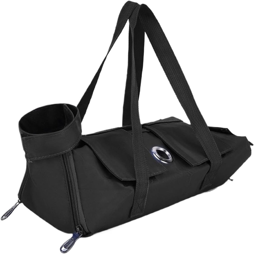 hulanddfd Pet Dog Carrier Backpack, Cats Nail Clipping Cleaning Grooming Restraint Bag with Nylon Anti-Scratch Layer Foldable Travel Carrier for Pets